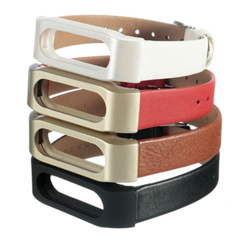 Leather Bracelet Replacement for Xiaomi MiBand Wrist Strap Smartband + Tools