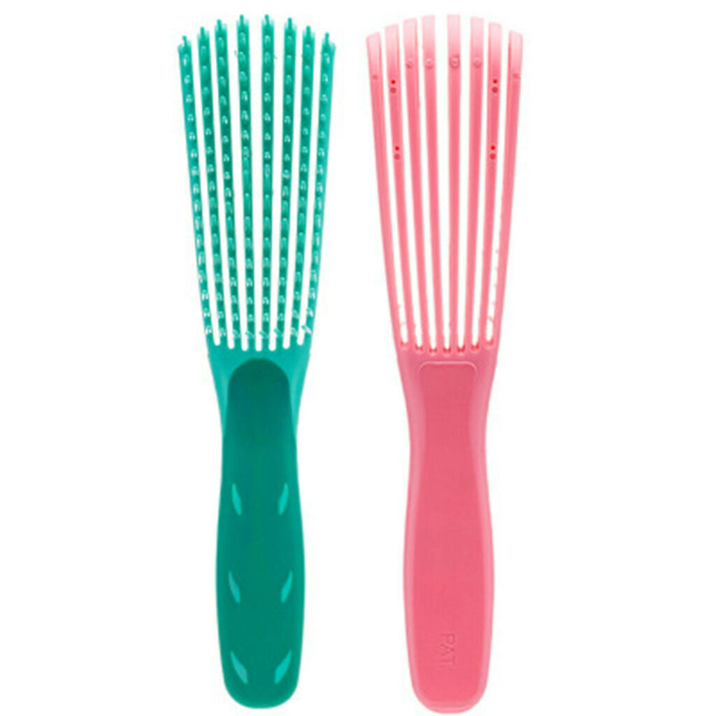 Color: 1Pink 3Light Blue - Octopus styling comb