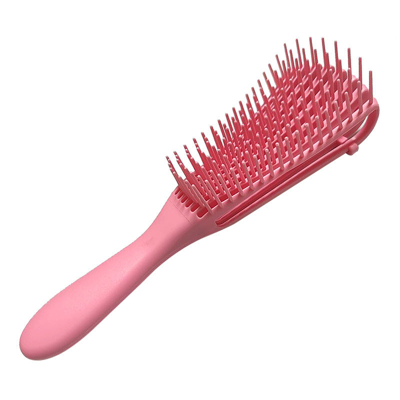 Color: PinkA, quantity: 1pc - Eight-claw comb hair comb