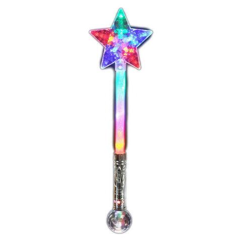 Jumbo Size Light Up Star Crystal Wand - FSSA Global Bullet