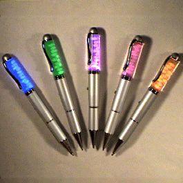 Light Up Floating Pebble Pens Assorted FSSA Global B