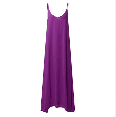 Color: Purple, Size: 5XL - Irregular sling with deep V low breast and sandy beaches