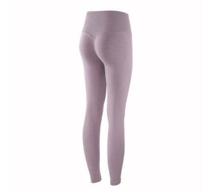 Color: Purple, Size: L - New Peach Buttocks Fitness Yoga Pants High Waist Beautiful Buttocks Sports Tights - FSSA Global Bullet