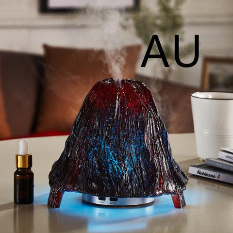 Ultrasonic Air Aroma Diffuser Volcano Humidifier Colorful Night Light Mist Maker Desktop Aroma Sprayer FSSA Global Bullet