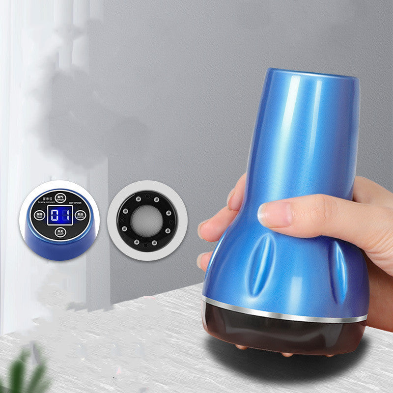 Color: Blue, style: C, power: USB - Electric Body Massager Scraping Instrument Electric Machine
