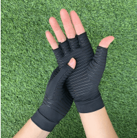 Color: Black Half finger, Size: XL2PC - Health compression gloves - FSSA Global Bullet
