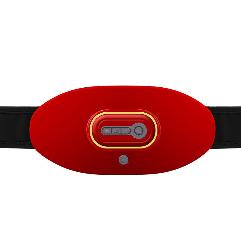 Color: Red, style: B-USB, power:  - Waist And Abdomen Massager With Smart Warm Compress To Warm The Lumbar Spine