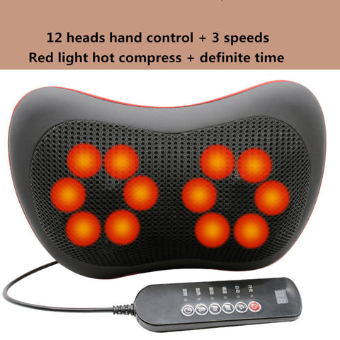 style: Hand control - Multifunctional Lumba Shoulder And Neck U-shaped Massage And Kneading Car Home Cushion