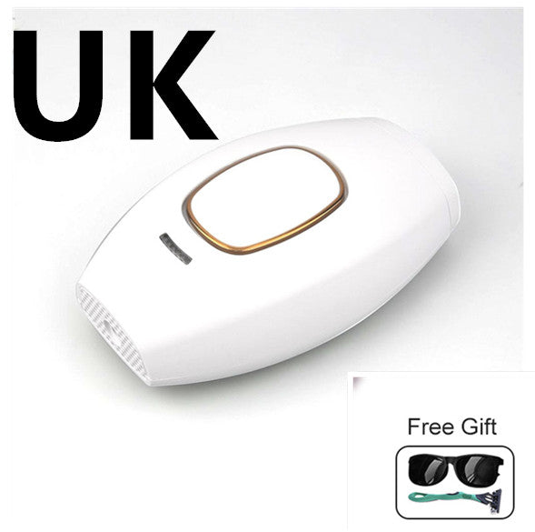 Color: White Set, style: UK - Household Whole Body Electric Hair Removal Equipment