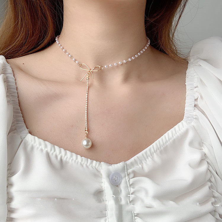 Color: 1style - 2021 New Niche Design Pearl Necklace Women''s Fashion Cool Wind