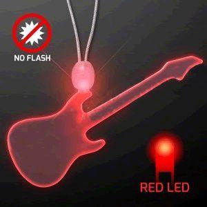 LED Acrylic Red Guitar Necklace FSSA Global B