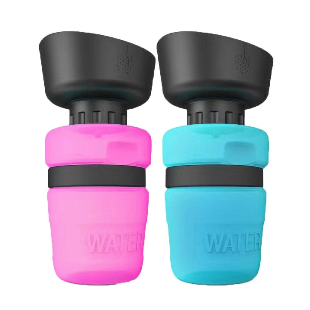 Color: Tiffany Blue 3pcs, Size: 520ml - Pet Outdoor Foldable Bottle Dog Travel Water Bottle Dog Water Dispenser - FSSA Global Bullet