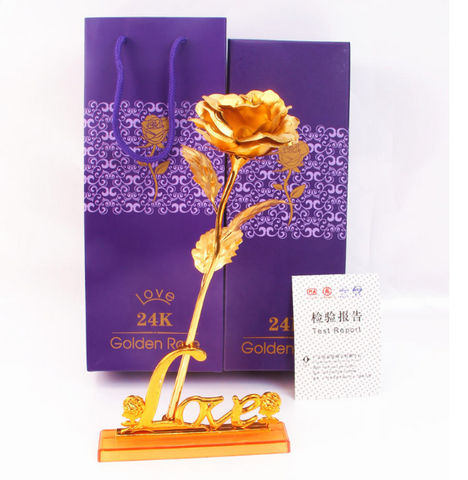 Color: Gold1 - gold rose gift