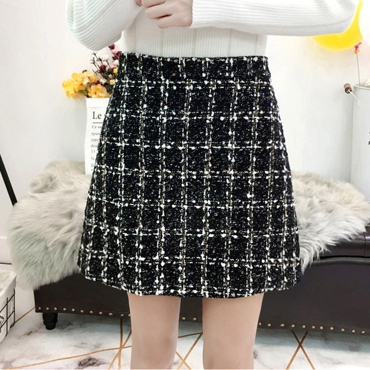 Color: Black, Size: L - Small fragrance mini skirt