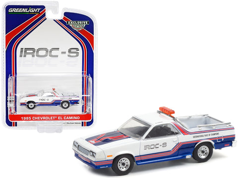 1985 Chevrolet El Camino SS Pickup Pace Truck IROC-S "International Race of Champions" (1985) "Hobby Exclusive" 1/64 Diecast Model Car by Greenlight