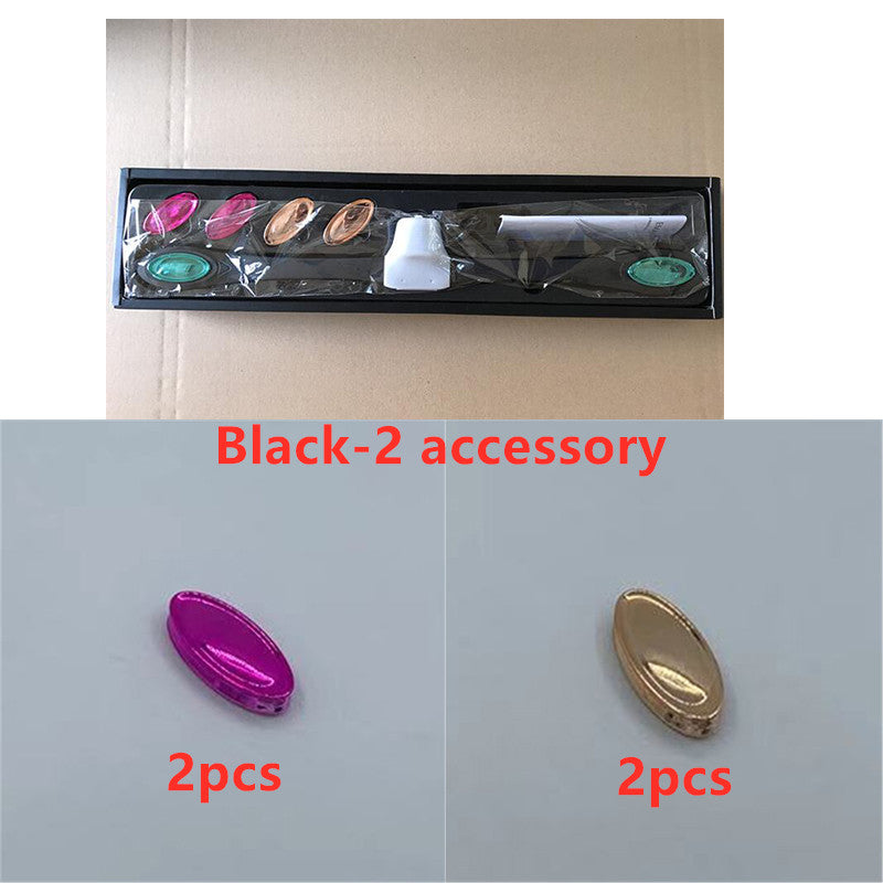 Color: Black, Model: 2 accessory - V face thinner