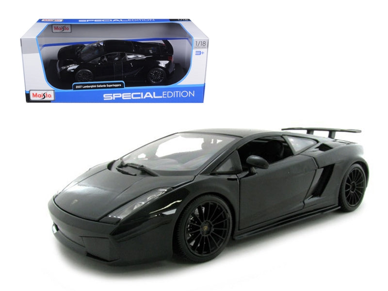 2007 Lamborghini Gallardo Superleggera Black 1/18 Diecast Model Car by Maisto FSSA Global B