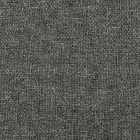 vidaXL Box Spring Bed Frame Dark Gray 76"x79.9" King Fabric