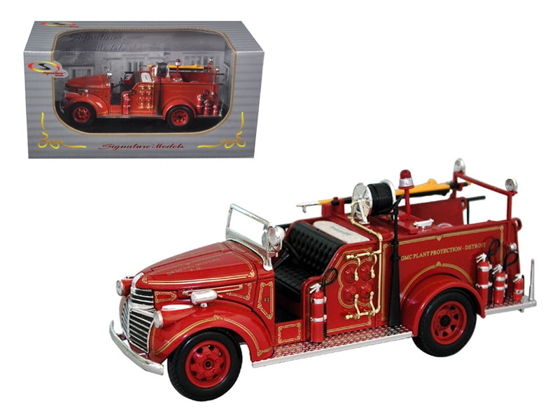 1941 GMC Fire Engine Truck Red 1/32 Diecast Model by Signature Models FSSA Global B