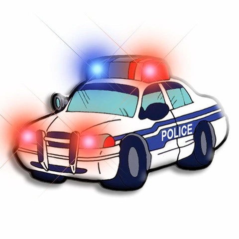 Police Car Flashing Body Light Lapel Pins FSSA Global B