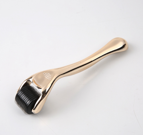 540 micro needle roller Ebay Dunhuang foreign best selling 4in3 in 1 seamless beauty micro needle roller - Size: 3.0mm, Color: Gold