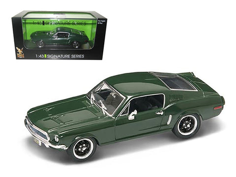 1968 Ford Mustang GT Green 1/43 Diecast Car Model Signature Series by Road Signature