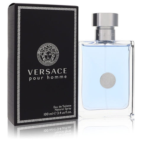 Versace Pour Homme by Versace Eau De Toilette Spray 3.4 oz (Men)