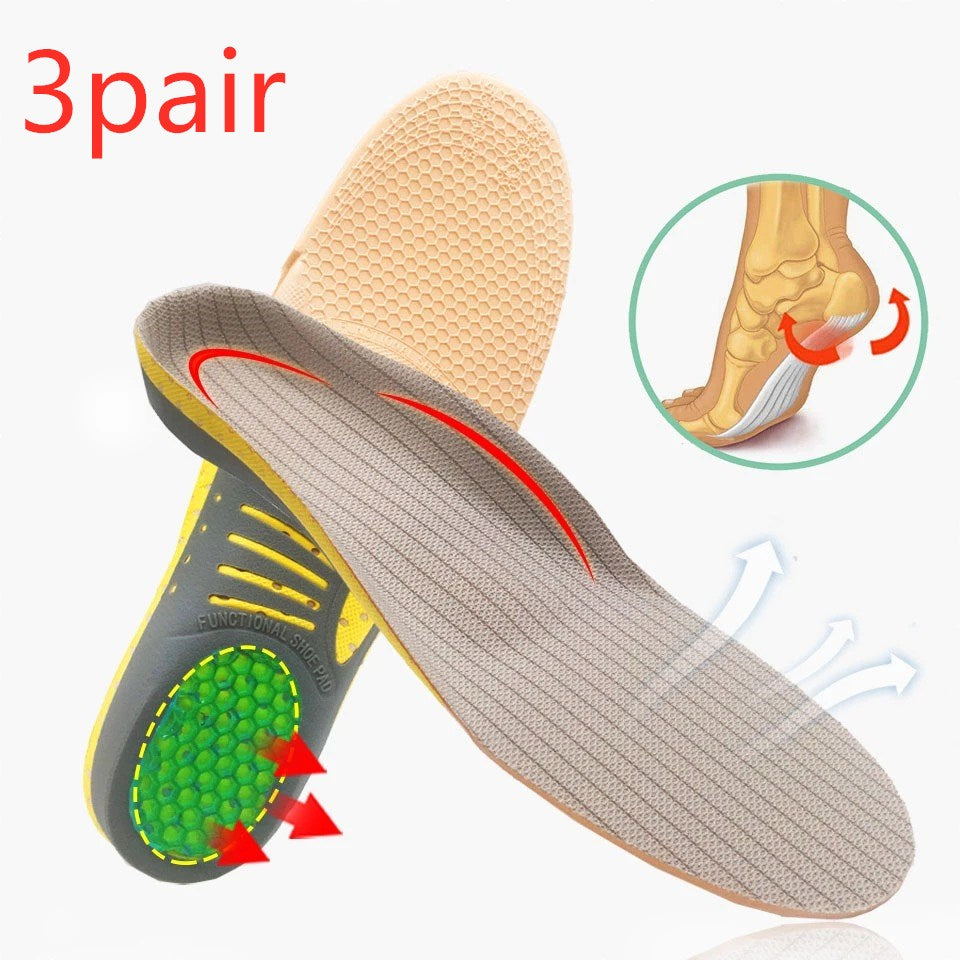 Color: Net surface grey, Size: S3pair - Arch sport insole
