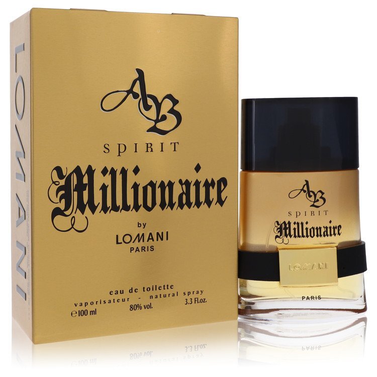 Spirit Millionaire by Lomani Eau De Toilette Spray 3.3 oz (Men) - FSSA Global Bullet