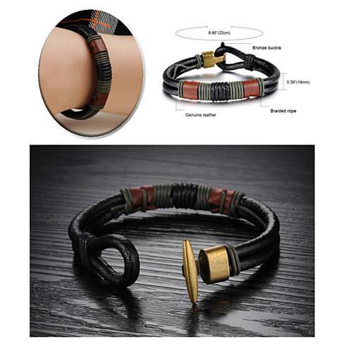 RODEO Olive Genuine Leather Bracelet - FSSA Global Bullet