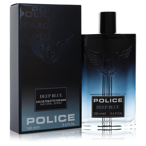 Police Deep Blue by Police Colognes Eau De Toilette Spray 3.4 oz (Men)