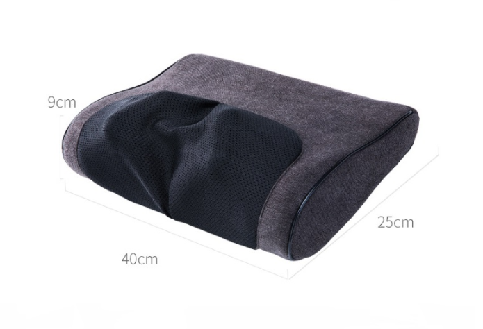 Color: 6 Button Black, Model: US - Electric Cervical Massage Pillow