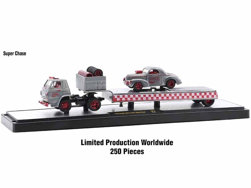 Auto Haulers "3 Sodas" Set of 3 pieces Release 14 Limited Edition to 8400 pieces Worldwide 1/64 Diecast Models by M2 Machines