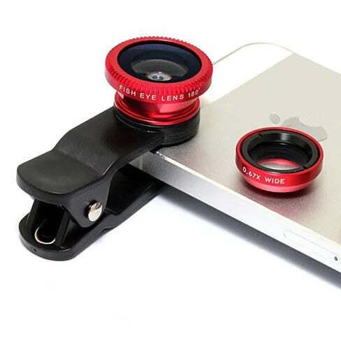 3-in-1 Universal Clip on Smartphone Camera Lens - 6 Colors - FSSA Global Bullet
