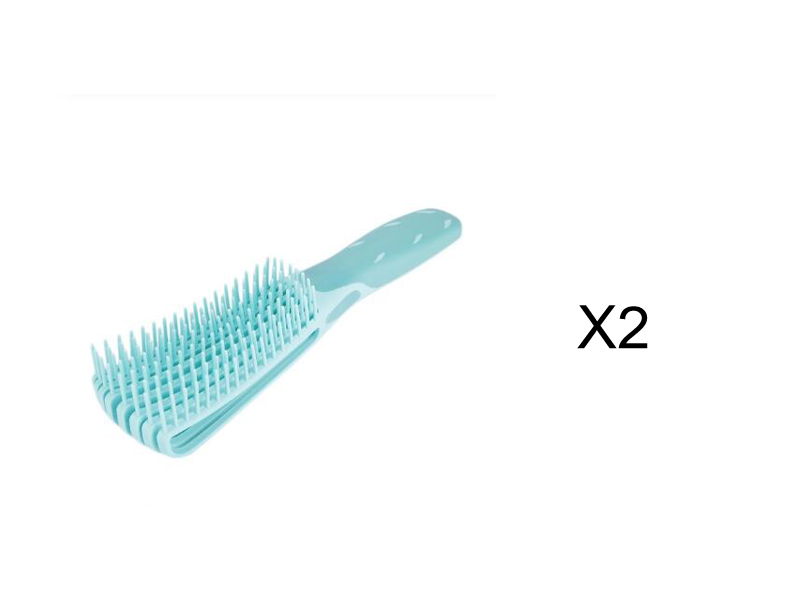 Color: Green, quantity: 2pcs - Eight-claw comb hair comb
