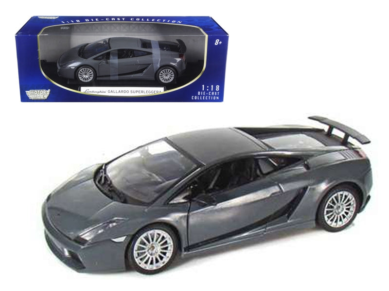 Lamborghini Gallardo Superleggera Grey 1/18 Diecast Model Car by Motormax FSSA Global B