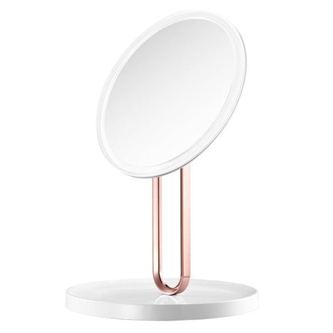 Feishe Resistant LED Ballet Makeup Mirror Three-color Fill Light Desktop Makeup Mirror Creative Gift 7x Beauty Makeup Mirror FSSAGlobalBullet