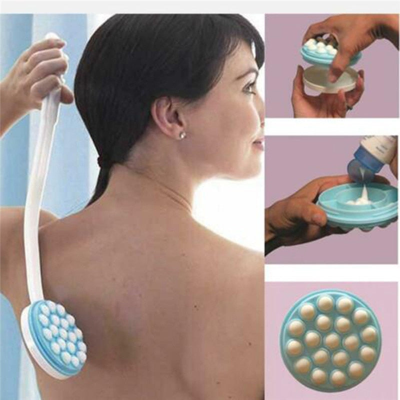 Bath massage ball multi-function bath brush
