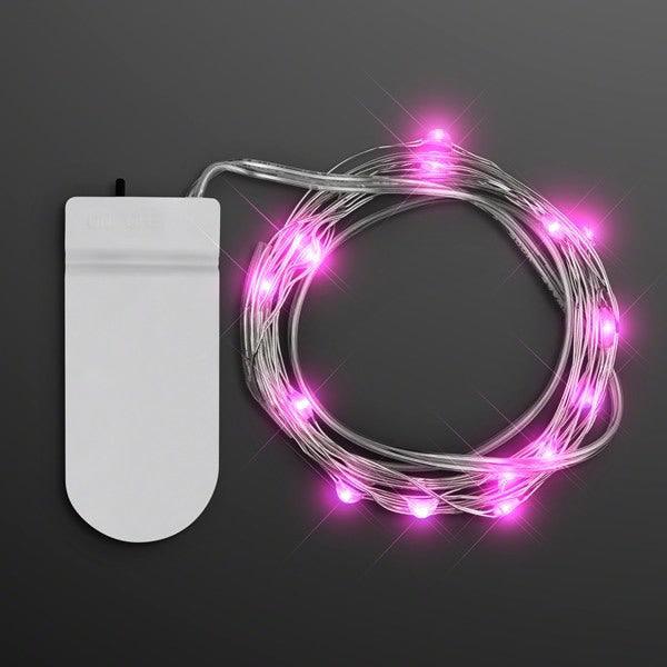 LED 80 Inch Wire String Lights Pink FSSA Global B
