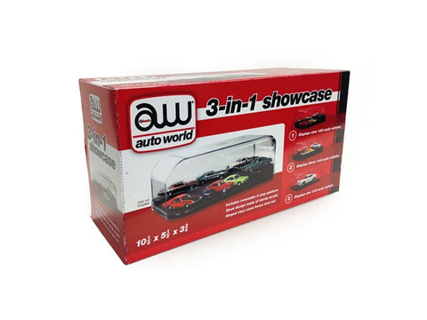 Collectible Display Show Case for 1/64 1/43 1/24 Diecast Models by Autoworld