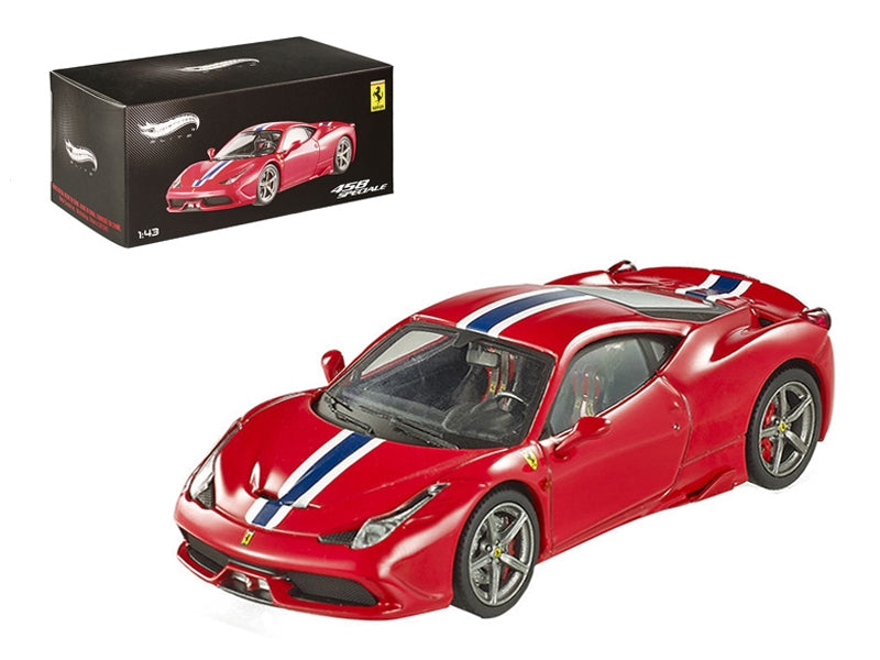 Ferrari 458 Italia Speciale Elite Edition 1/43 Diecast Car Model by Hotwheels