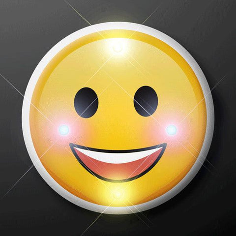 Classic Face Emoji Light Up LED Party Pin FSSA Global B