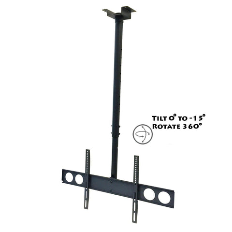 MegaMounts Heavy Duty Tilting Ceiling Television Mount for 37" - 70" LCD, LED and Plasma Televisions FSSA Global B