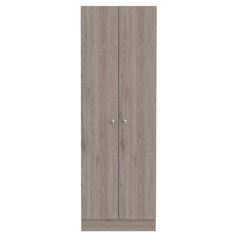 Multistorage Pantry Cabinet; Five Shelves; Double Door Cabinet -Light Gray