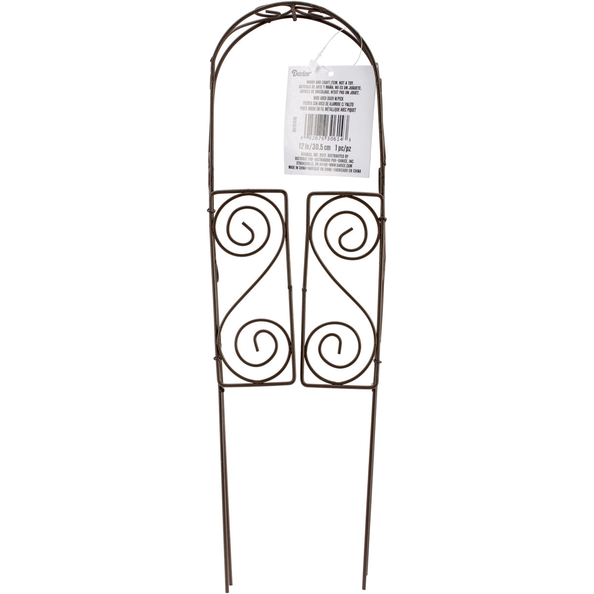 Timeless Miniatures Wire Rustic Arch Door with Pick