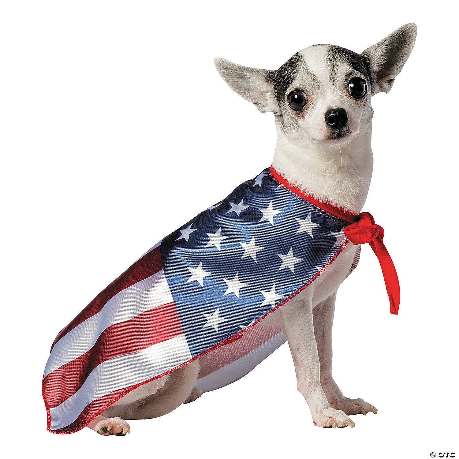USA DOG FLAG  CAPE  XS