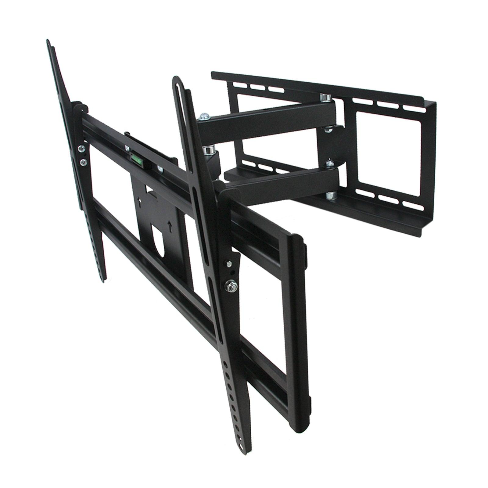 MegaMounts Full Motion Television Wall Mount with Bubble Level for 32-70 Inch Displays FSSA Global B