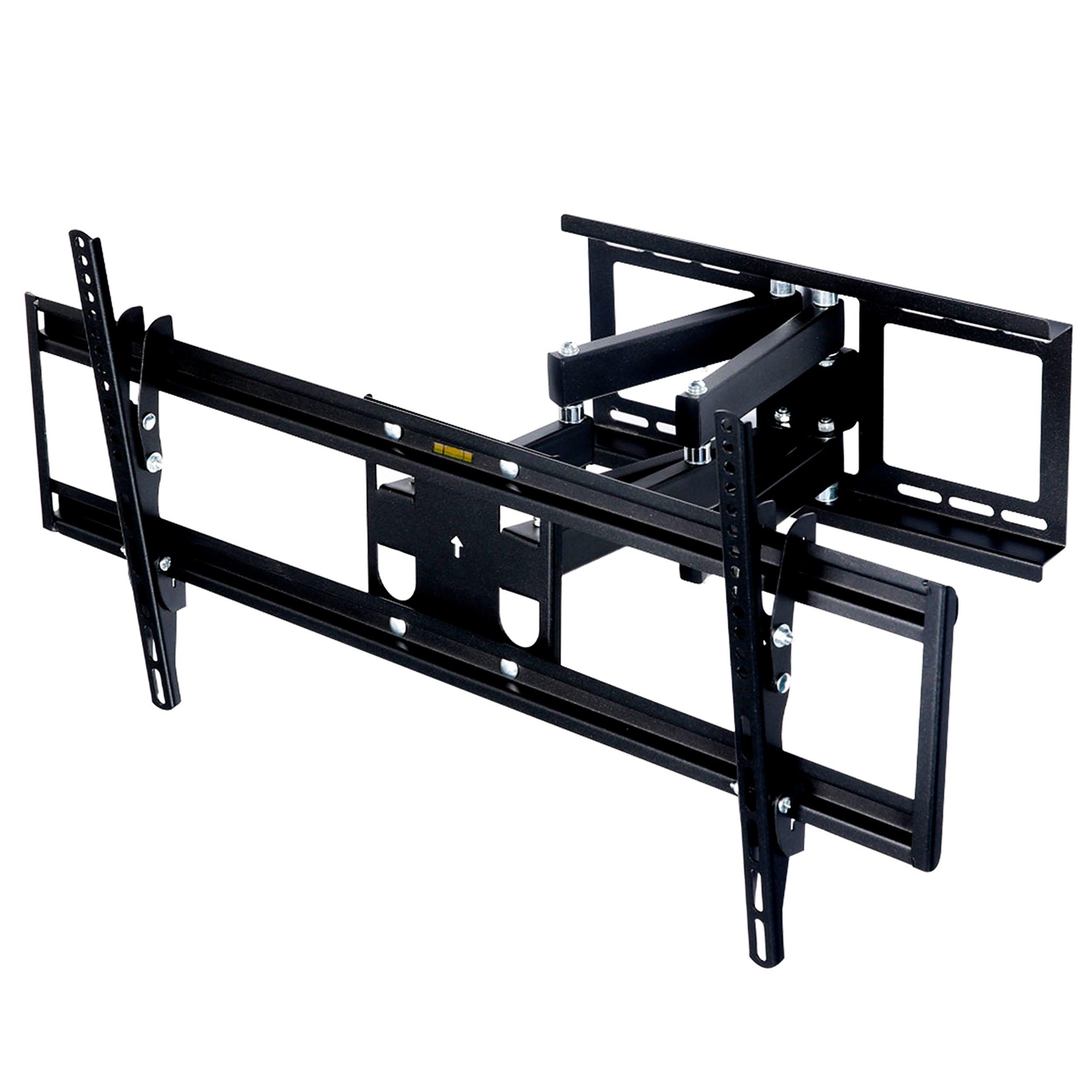 MegaMounts Full Motion Articulated Tilt and Swivel Television Wall Mount for 37-60 Inch Screens with Bubble Level FSSA Global B