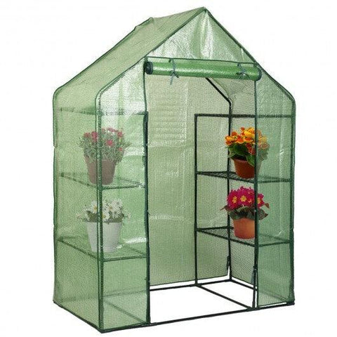 Portable 4 Tier Walk-in Plant Greenhouse with 8 Shelves - FSSA Global Bullet