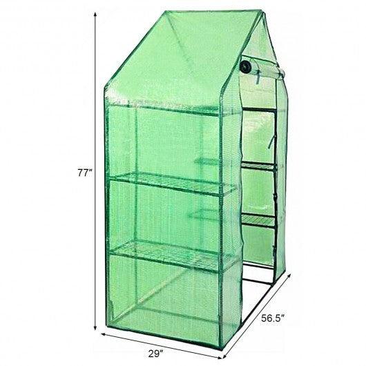 Portable 4 Tier Walk-in Plant Greenhouse with 8 Shelves - FSSA Global Bullet